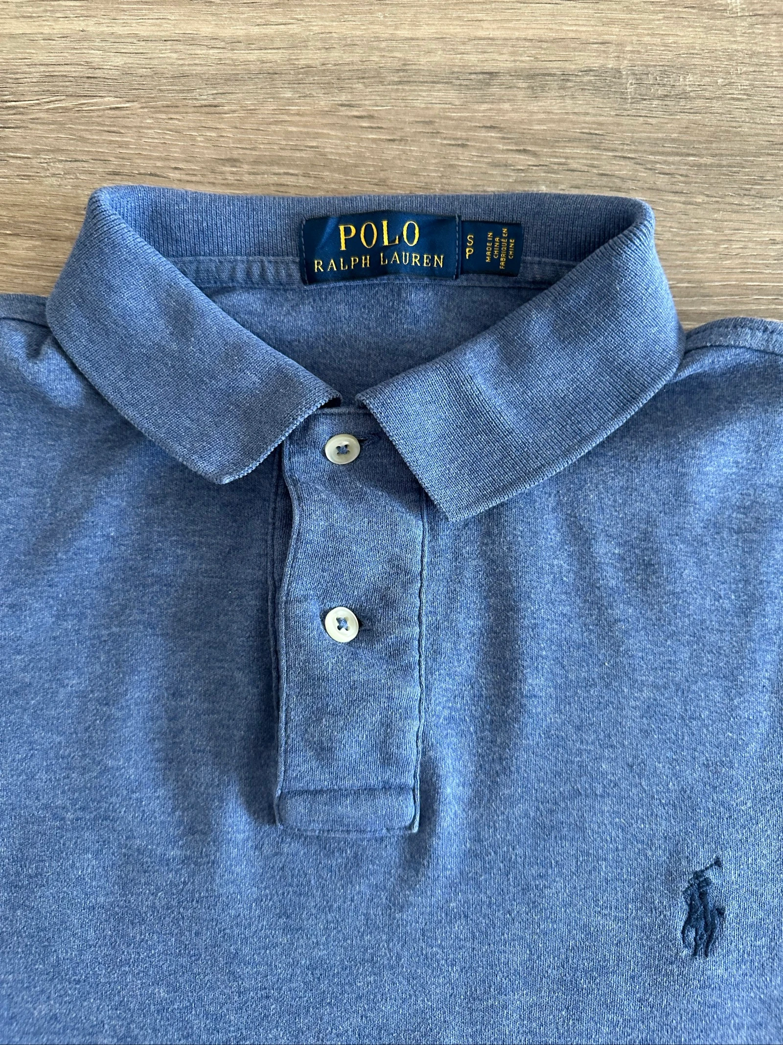 Polo Ralph Lauren Homme Bleu Jaspe Taille S Original – photo 4